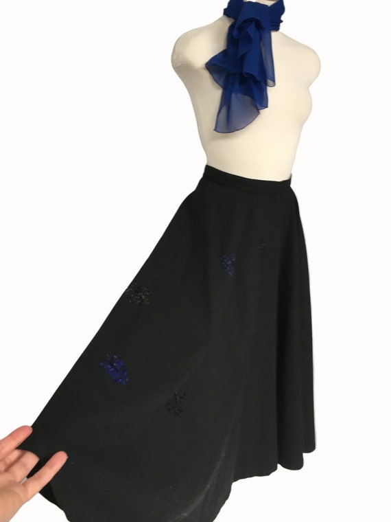 Vintage Clothing, 1950s Skirt, Wool skirt, Midi S… - image 2