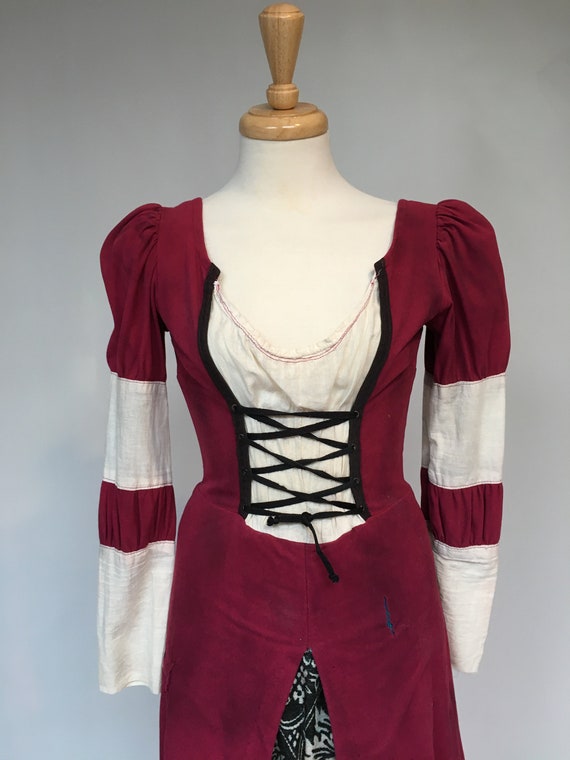 Viking Dress, Long Medieval Dress, Larp Clothing,