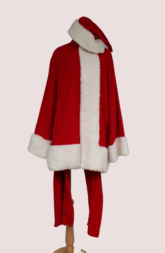 Handmade Vintage Santa Costume, Christmas costume