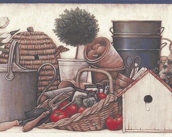 In The Garden Wallpaper Border 30902540