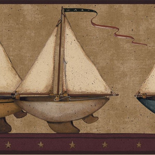 Burgundy Wallpaper Border for Wall Etsy