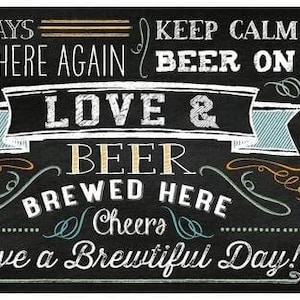 Be Hoppy Beer Wallpaper Border BP8319bd
