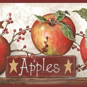 Apples and Berries Wallpaper Border CB5557bd