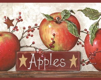 Apples and Berries Wallpaper Border CB5557bd