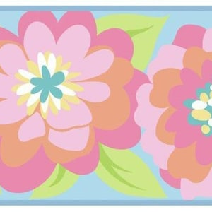 Graphic Garden Wallpaper Border ZB3438bd
