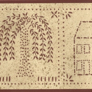 Punched Tin Country Wallpaper Border FP00771b