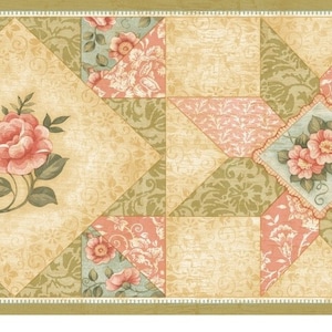 Grandmas Quilt Wallpaper Border