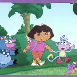 Dora the Explorer and Friends Wallpaper Border NK2100b