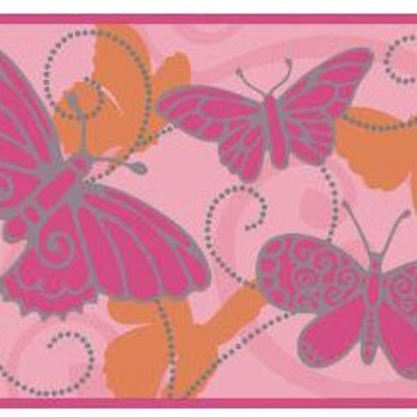 Butterfly Wallpaper Border BS5406b