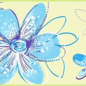 Floral Wallpaper Border CK7704b