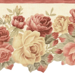 Floral Rose Wallpaper Border CN79402dc