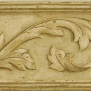Architectural Leaf Wallpaper Border
