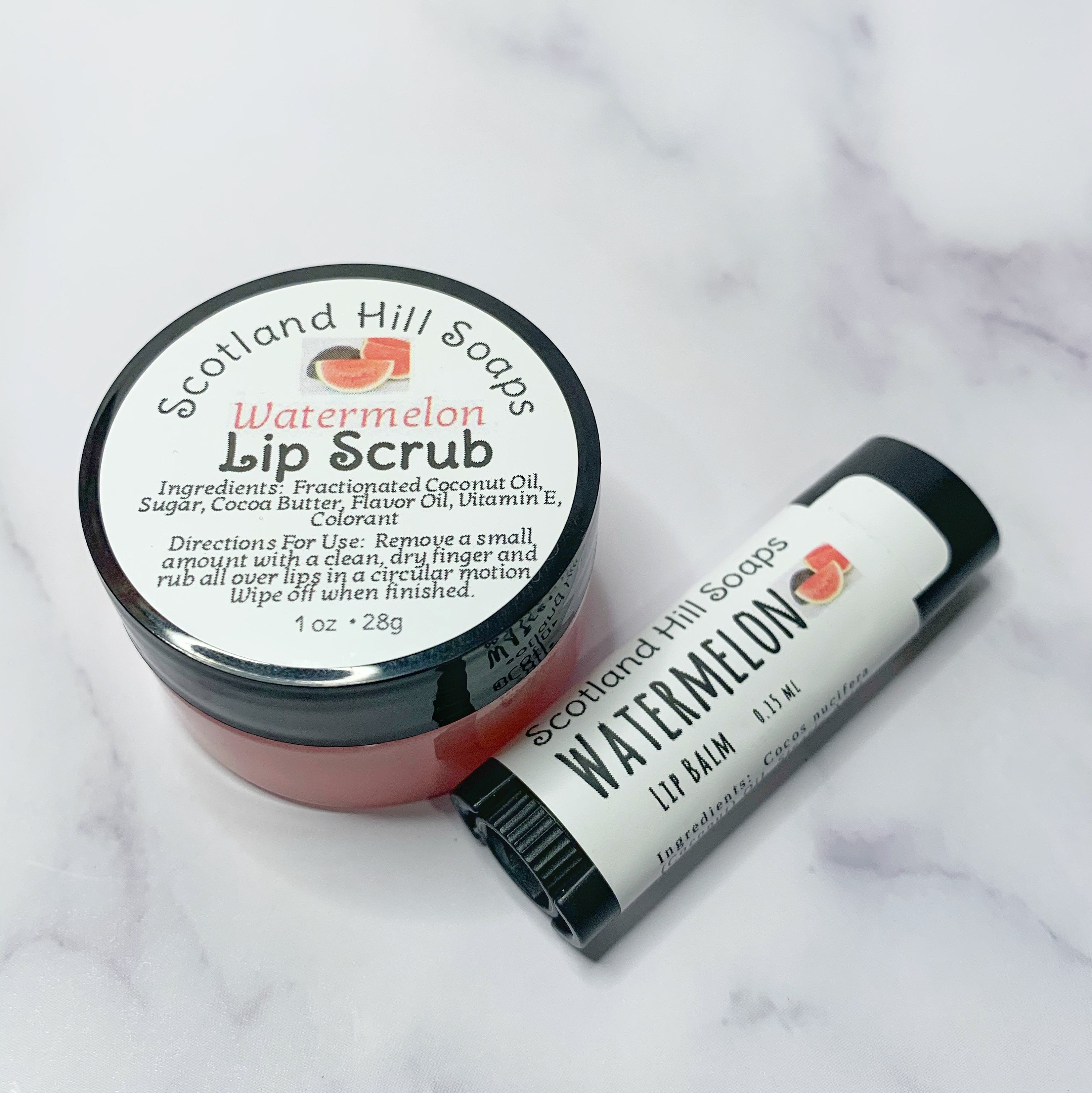 Assorted Flavored Lip Balm and Lip Scrub Sets Etsy