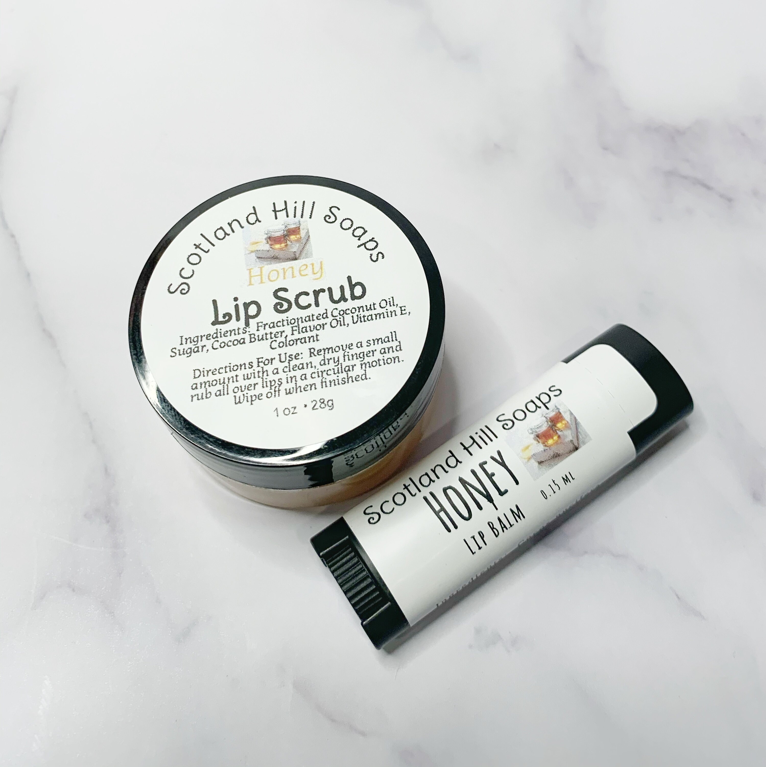 Assorted Flavored Lip Balm and Lip Scrub Sets Etsy