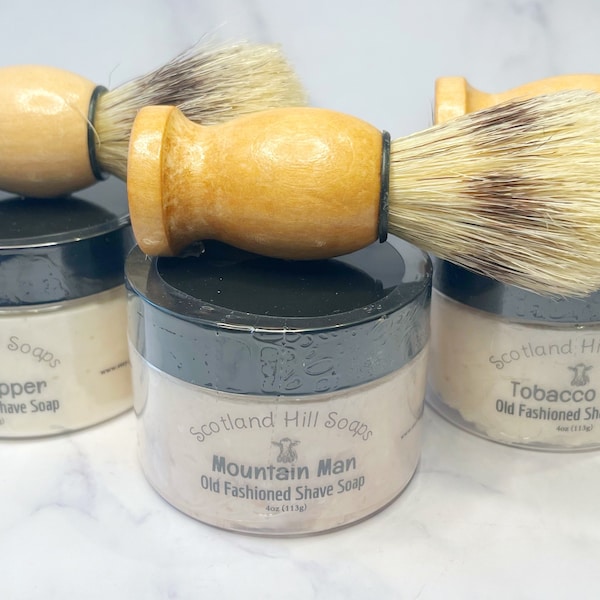 Mens Shave Kit and Bar Soap Etsy