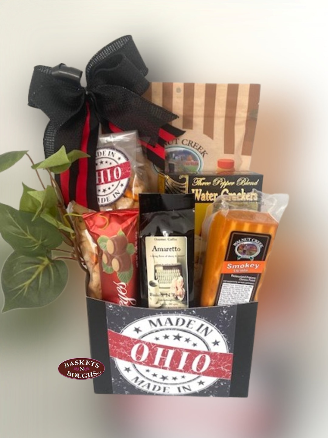 Ohio Gift Basket, Made in Ohio Gift Box Small, Ohio Custom Themed