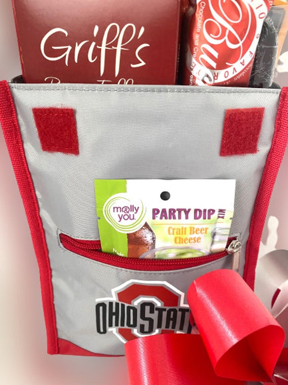 OSU Sports Gift Basket, OSU Buckeyes Lunch Bag Cooler, Ohio Sports