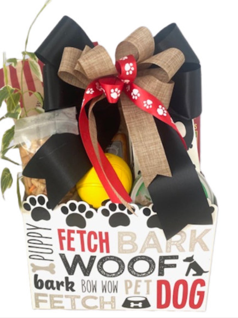 Pet Gift Baskets, Gift Baskets for Dogs, Pet Adoption Gifts, Dog Rescue