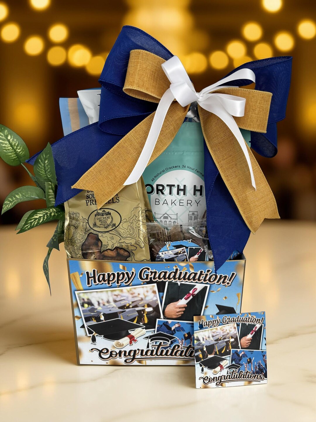 Graduation Gift Box – Class of 2026 Snack Gift Basket With ...