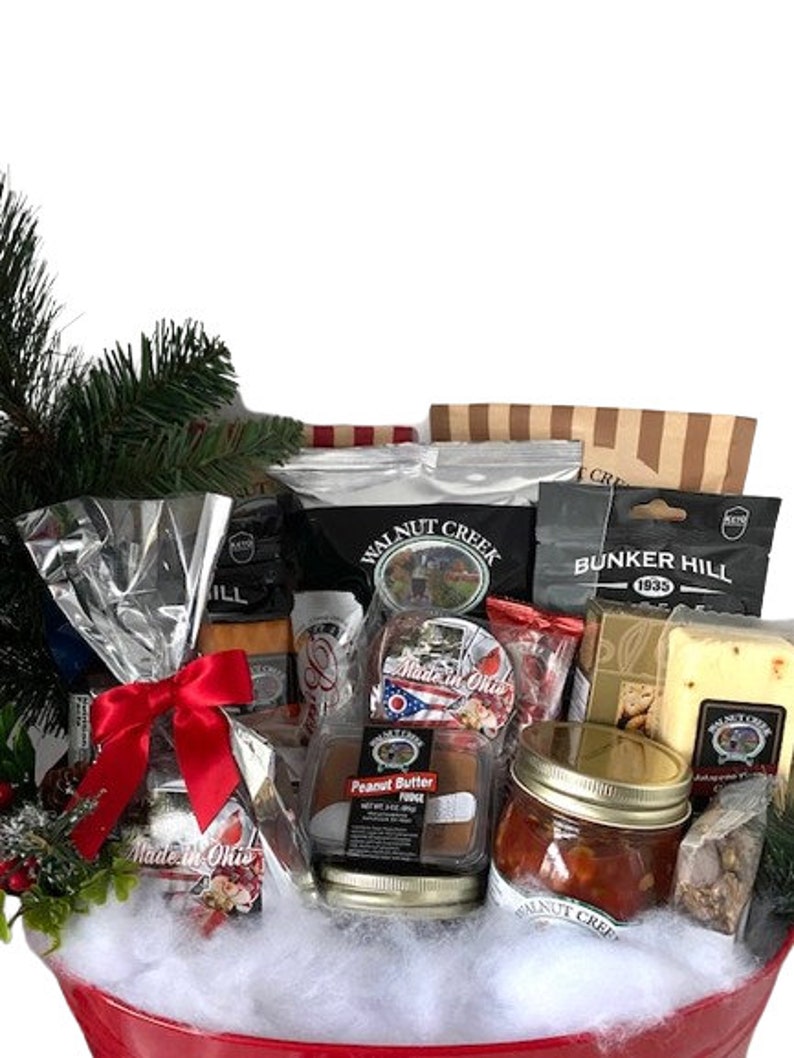 Winter Gourmet Ohio Gift Basket, Made in Ohio Corporate Seasonal Gift