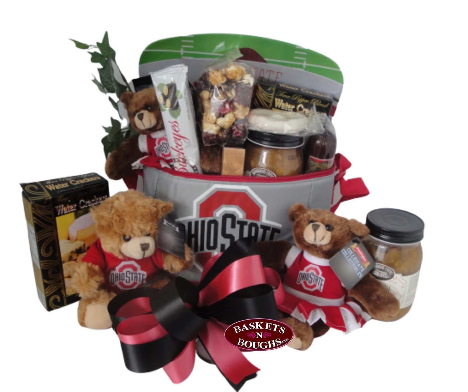 Ohio State Football Buckeye Cooler Gift Basket OSU Sports Etsy