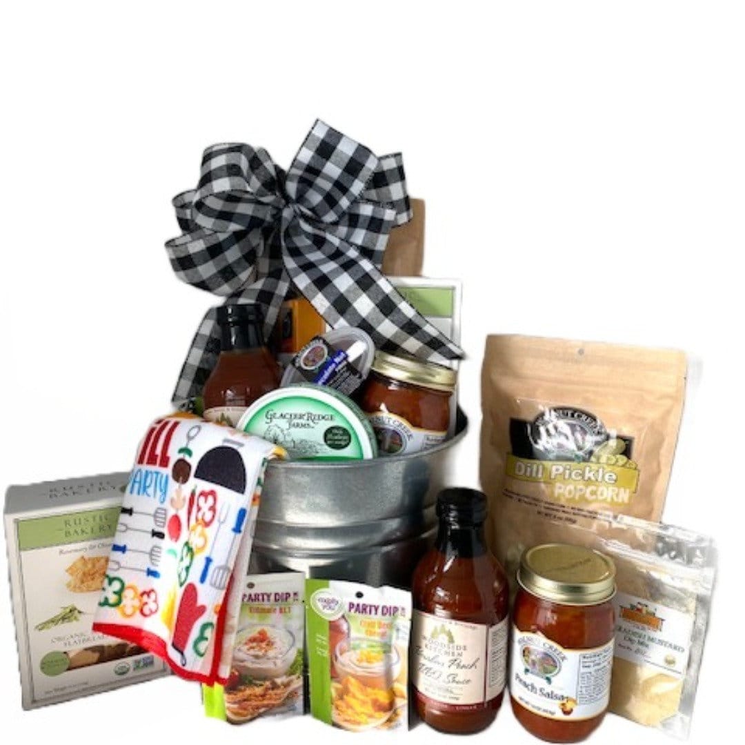 BBQ Bucket Gift Basket Fathers Day BBQ Gift Basket Birthday Etsy