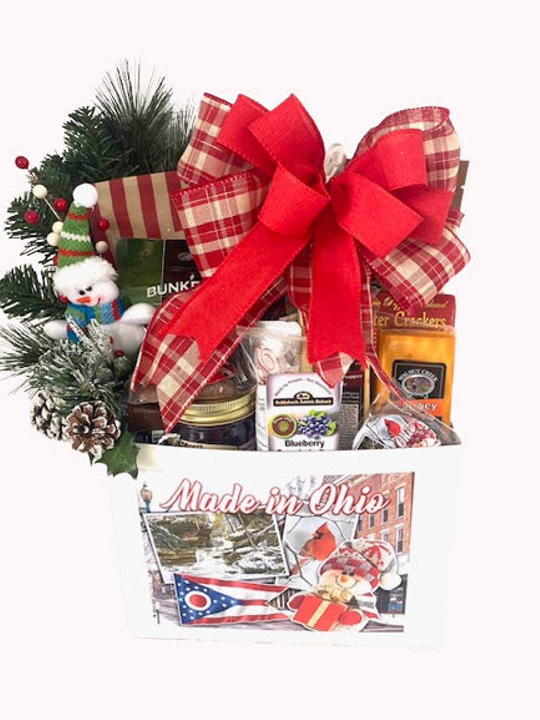 Ohio Scenic Themed Gift Basket, Made in Ohio Corporate Gift Basket