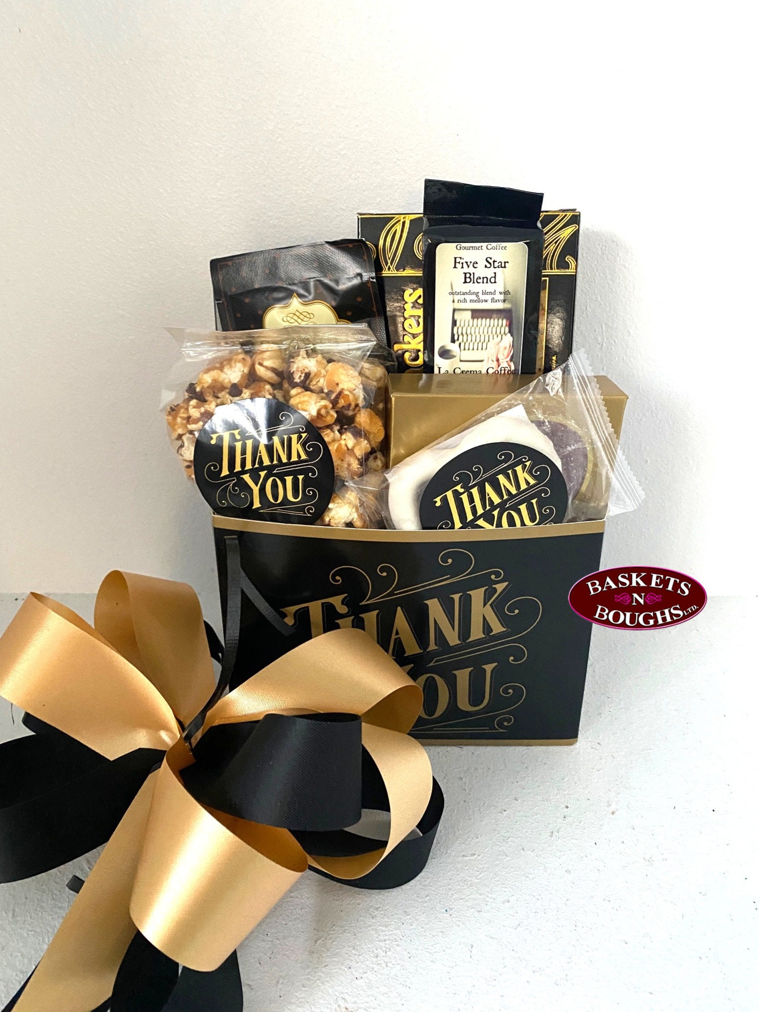 Thank you gift box thank you snack box corporate thank you Etsy