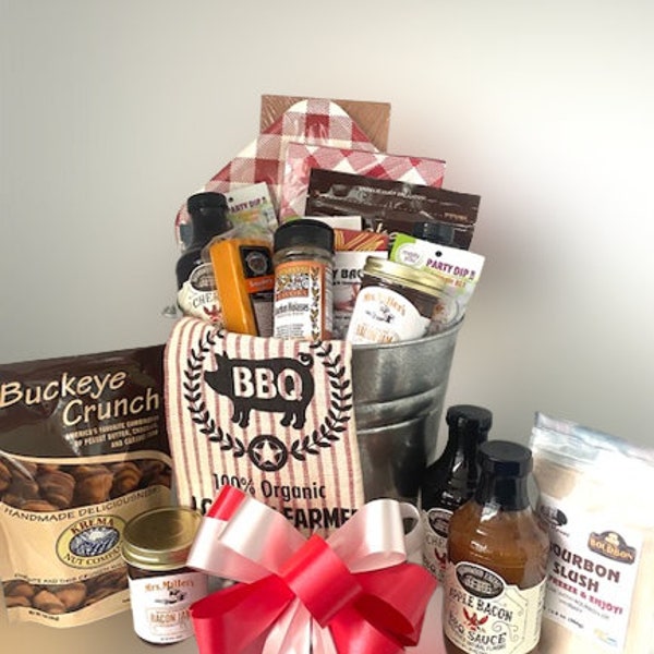 Grilling Gift Basket Etsy