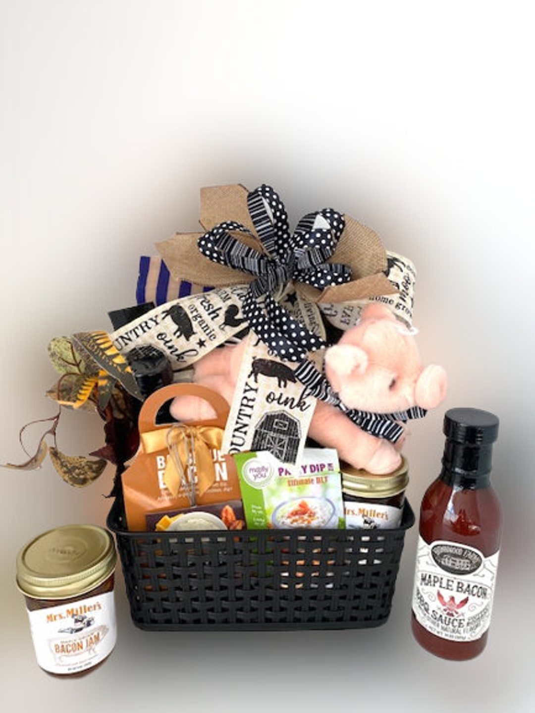 Farm House Bacon Giftbaskets Fathers Day Bacon Gifts Gift Etsy