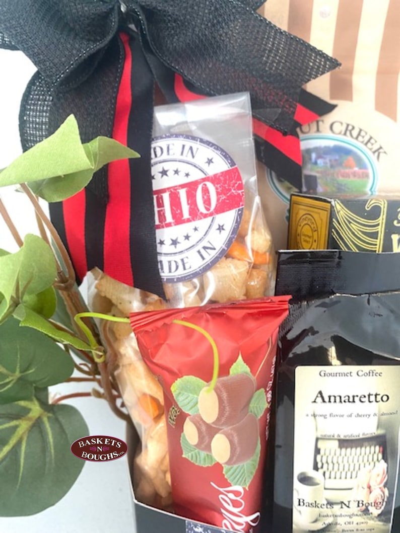 Ohio Gift Basket, Made in Ohio Gift Box Small, Ohio Custom Themed