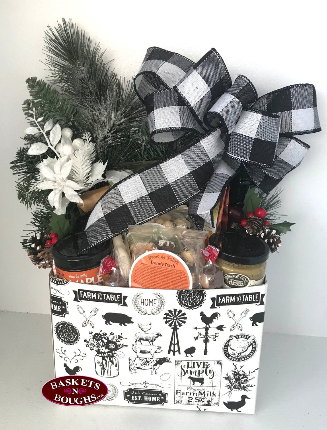 Ohio Made Country Gift Basket Ohio Proud Gifts Farmhouse Etsy