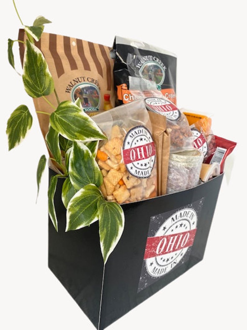 Ohio Made Gourmet Gift Basket, Ohio Proud Gift Box, Gourmet Foods From