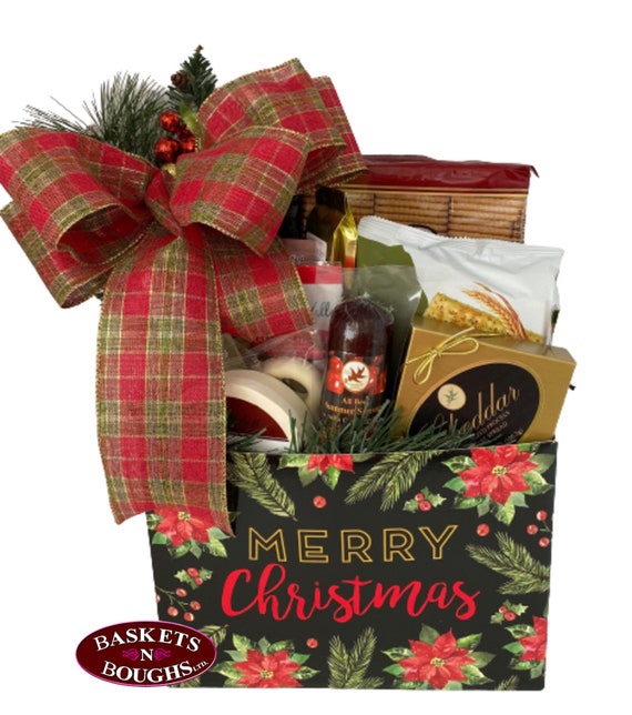 Christmas Gift Baskets Corporate Christmas Gift Baskets Etsy