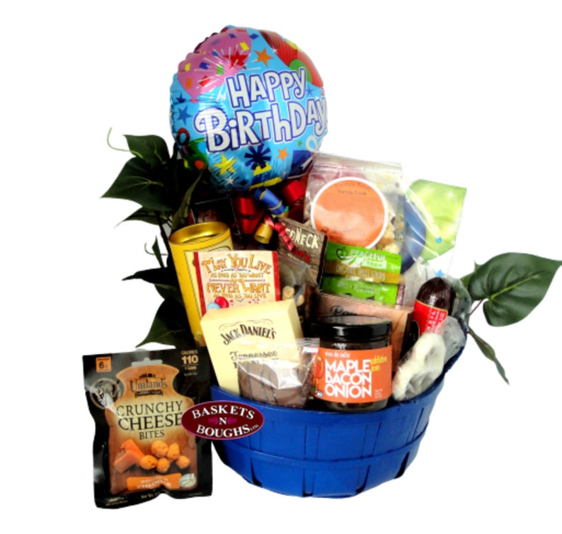 Birthday Gift Baskets for Him Birthdays for Dad Happy Etsy