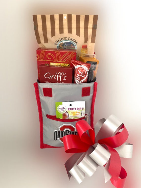 OSU Sports Gift Basket, OSU Buckeyes Lunch Bag Cooler, Ohio Sports