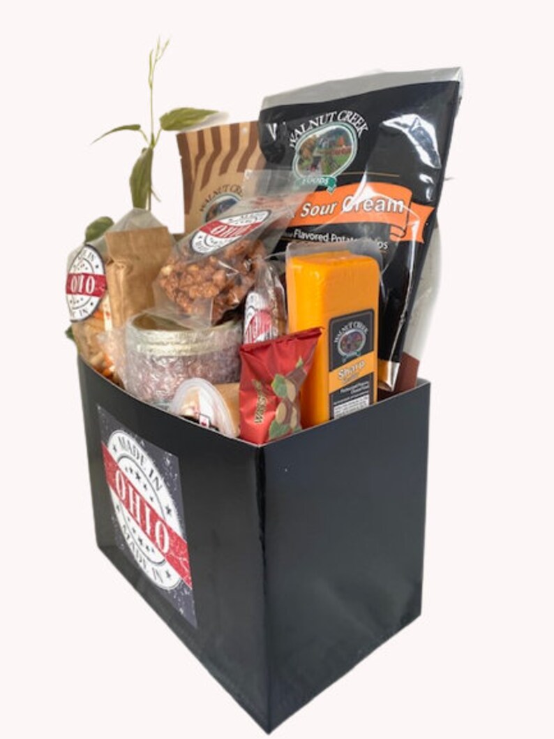 Ohio Made Gourmet Gift Basket, Ohio Proud Gift Box, Gourmet Foods From
