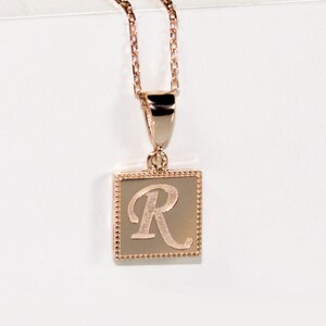Collares de letras / Oro macizo / Nombre - / Personalizado / Collar de nombre / Collar de nombre personalizado / Regalo de damas de honor