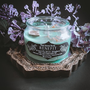 Spell Candle: Prosperity. Growth. Abundance.