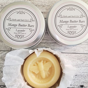 Mango Butter Bars/Solid Lotion Bar