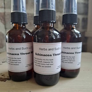 2 oz /Echinacea Throat Spray/Sore Throat Spray