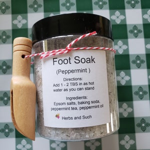 Peppermint Foot Soak