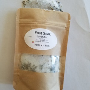 Lavender Foot Soak