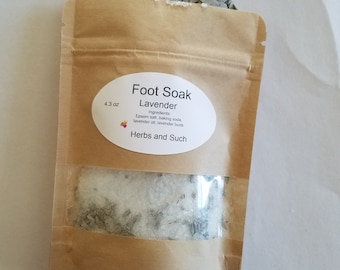 Lavender Foot Soak