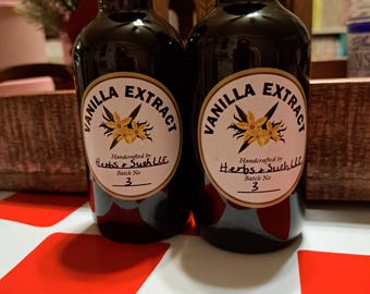 100% Pure Madagascar Vanilla Extract, Infused In Vodka