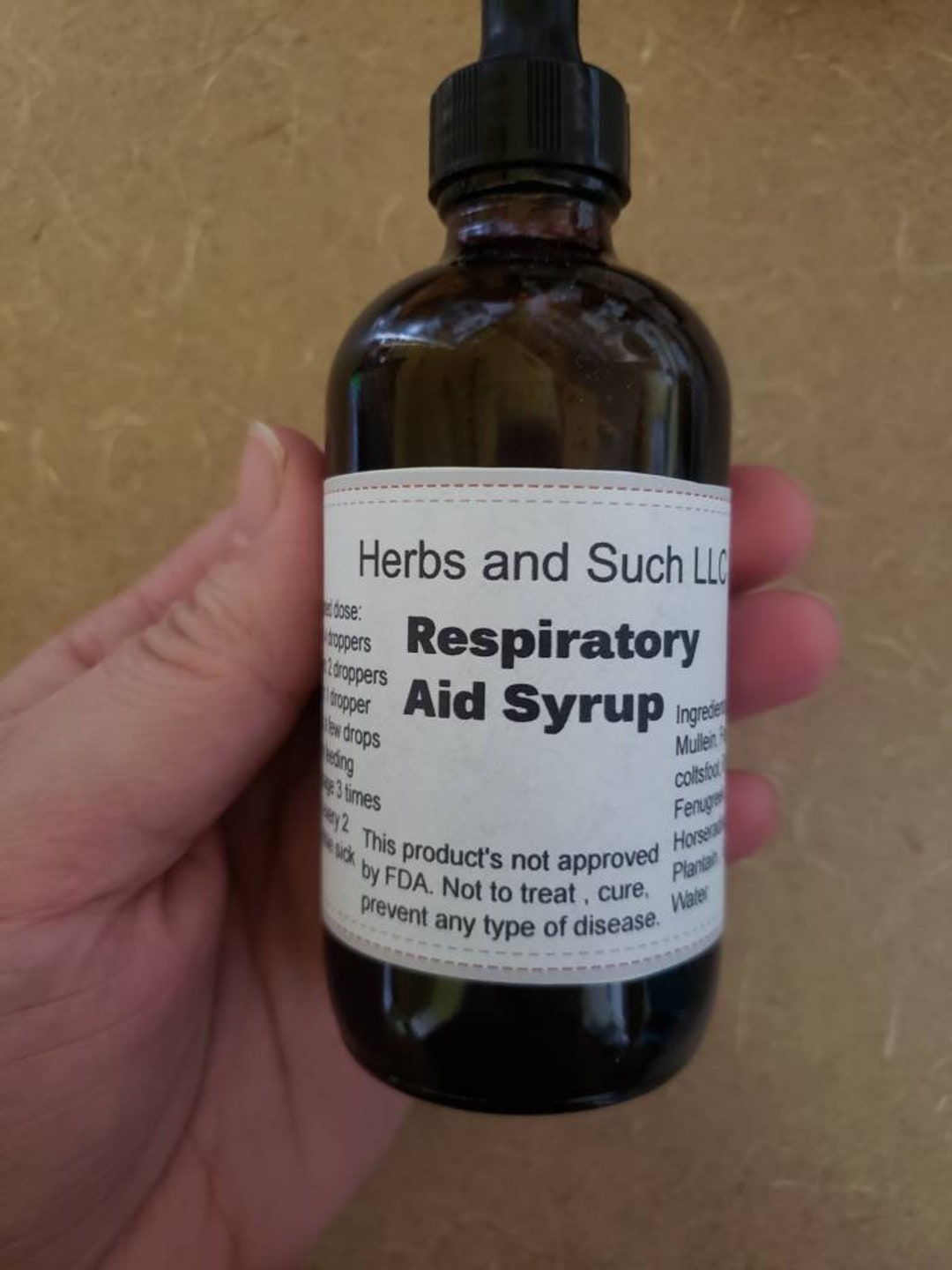 4 Oz/ Respiratory Tincture - Etsy