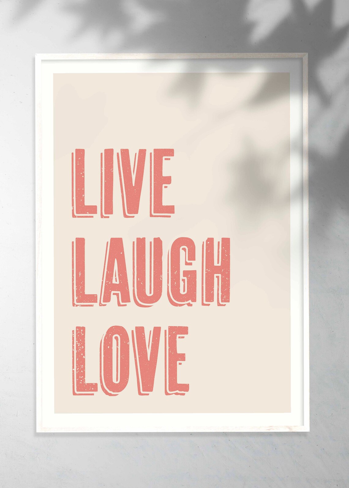 Live Laugh Love Printable Wall Art Quote Print | Etsy