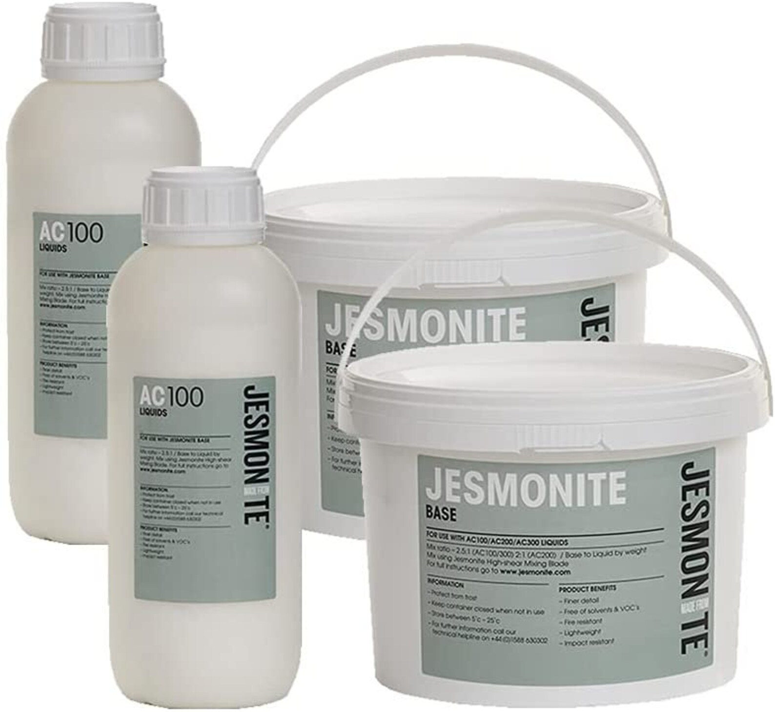 Jesmonite AC100 Non Toxic Water Based Resin for Casting & Etsy Canada