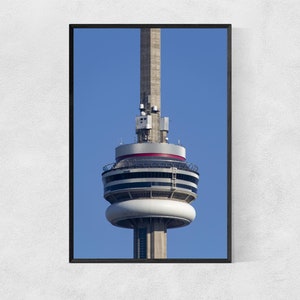 Photography Print High Quality Lustre Paper CN Tower Print Toronto Wall Art