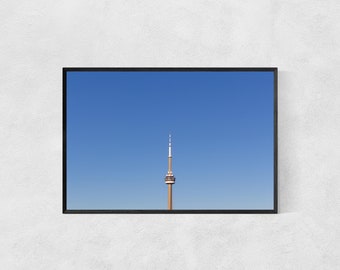 Photography Print High Quality Lustre Paper CN Tower Print Toronto Wall Art